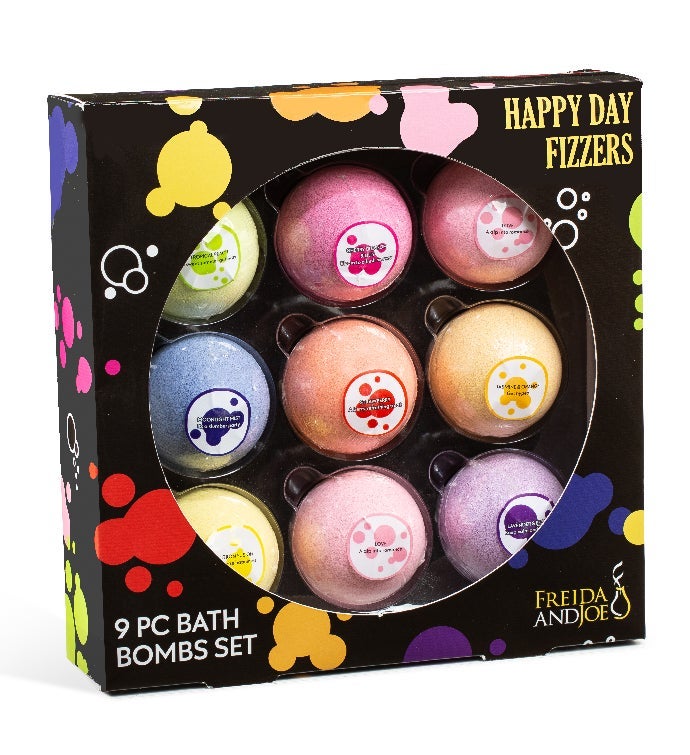 Happy Day Fizzers 9pcs Bath Bomb Spa Gift Set